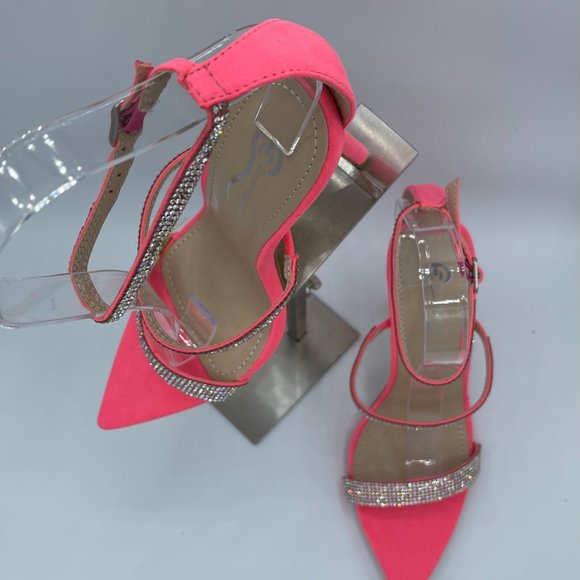 "Bling Barbie" Pink heels - Picture 2 of 10